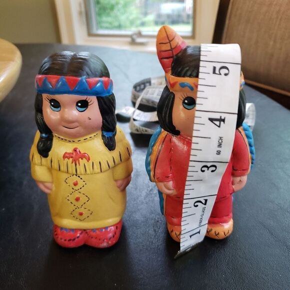 Bisque American Indian Boy & Girl Set - Picture 8 of 8